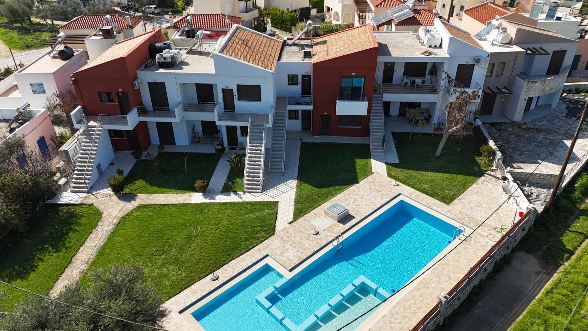 Mati- Cozy Apartment- Close To The Of Almyrida With A Shared Pool Appartement La Canée